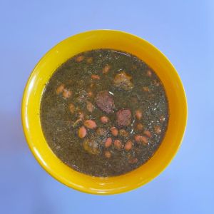 سبزی،لوبیا،گوشت